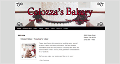 Desktop Screenshot of colozzasbakery.com
